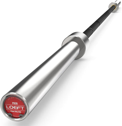 Professional Powerlifting Deadlift Barbell, 92in 27MM Olympic Barbell for Powerlifting, Deadlift Bar for 45lb 1500 lbs Weight Capacity 190K PSI, Enhanced Flex Weight Bar Fit 2" Weights