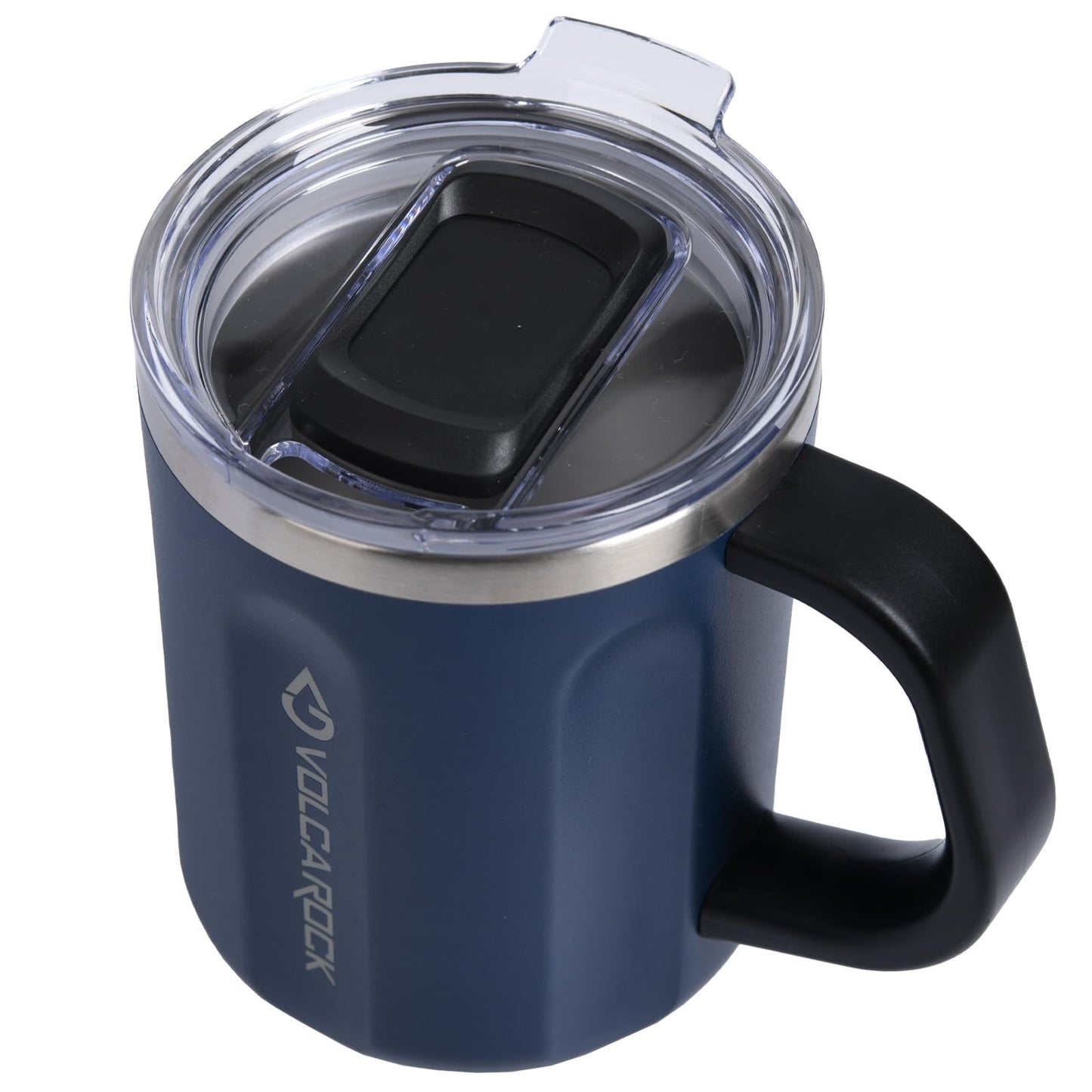 16oz Coffee Mug, Vacuum Insulated Camping Mug with Lid, Double Wall Stainless Steel Travel Tumbler Cup, Coffee Thermos Outdoor, Great for Any Beverage (Brick Red)