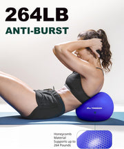 Trideer Pilates Ball 9 Inch, Small Exercise Ball with Exercise Guide for Yoga, Core Training, Physical Therapy, Balance, Stability, Stretching