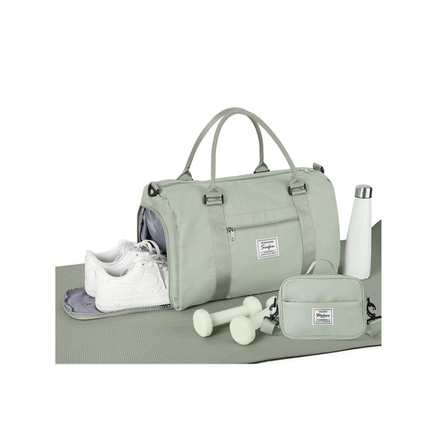 Weekender Duffel Bags for Women Men, Travel Totes Bag for Airplane, Cute Sports Gym Dance Overnight Luggage Bag with Wet Pocket Shoe Compartment, Carry On Hospital Bag for Labor and Delivery