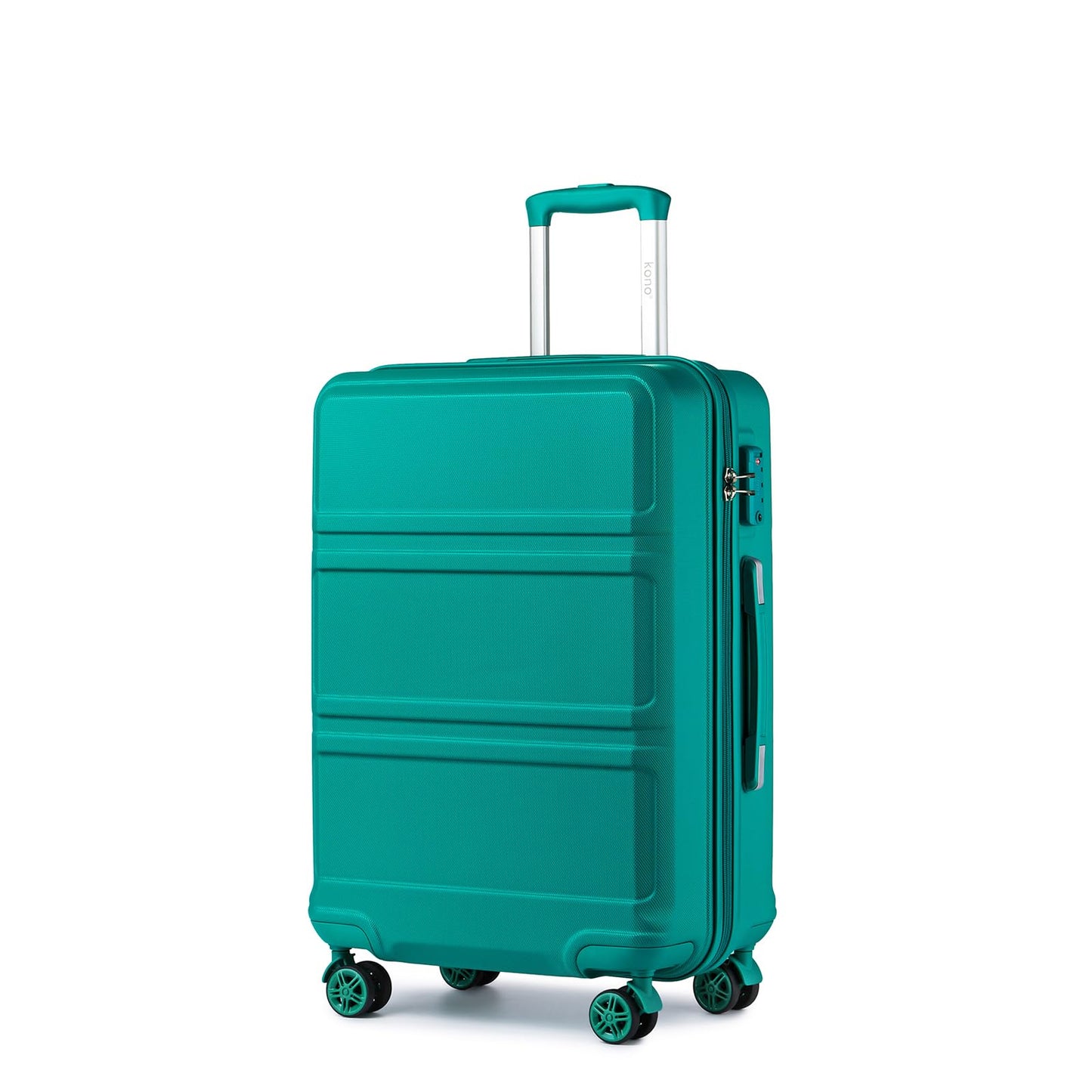 Kono 3 Piece Luggage Sets Expandable(only 28") Lightweight with Spinner Wheels TSA Lock Hardside Travel Rolling Suitcases 20in 24in 28in Carry on Pink