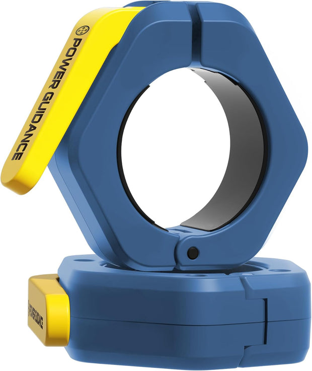 POWER GUIDANCE 2 inch Magnetic Barbell Collars, Quick Release Barbell Clamps for Olympic Lifts and Strength Training (Blue)