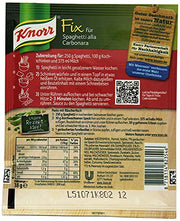 Knorr Fix spaghetti alla carbonara (Spagehetti alla Carbonara) (Pack of 4)