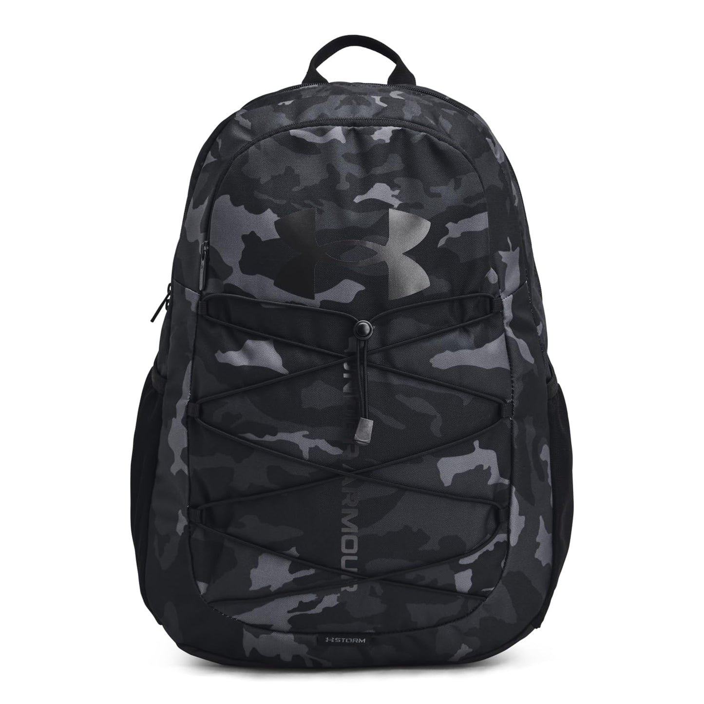 Under Armour Unisex-Adult Hustle Sport Backpack , Black (001)/Silver , One Size Fits All
