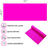 MIAOMIAO Non-Slip Hot Yoga Towel Set, Super Absorbent Microfiber in, 24.5" x 72" - Anti-Slip, Injury Free Design for Pilates, Yoga Mats, Exercise, and Fitness Gear