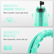 Weighted Hula Circle with 32 Links(66 Inch), Sweet Weight Ball, for Adults Weight Loss, Infinity Fitness Hoop Plus Size, for Women Smart Exercise Equipment