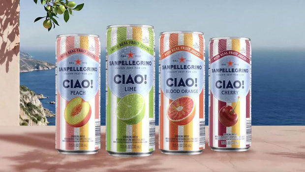 San Pellegrino Ciao 4 Flavor Variety- 3 of Each Flavor- 12 Pack