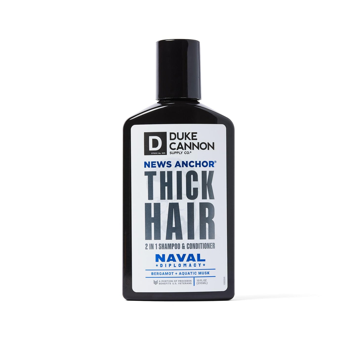 Duke Cannon News Anchor 2-in-1 Hair Wash - Bay Rum, 10 fl. oz, Stimulating Hair Shampoo & Conditioner