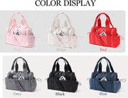 Small Gym Bag for Women, Mini Crossbody Gym Duffle Bag with Wet Compartment, Carry on Gym Tote Bag for Workout Dance Sport Travel (Mini-Beige)