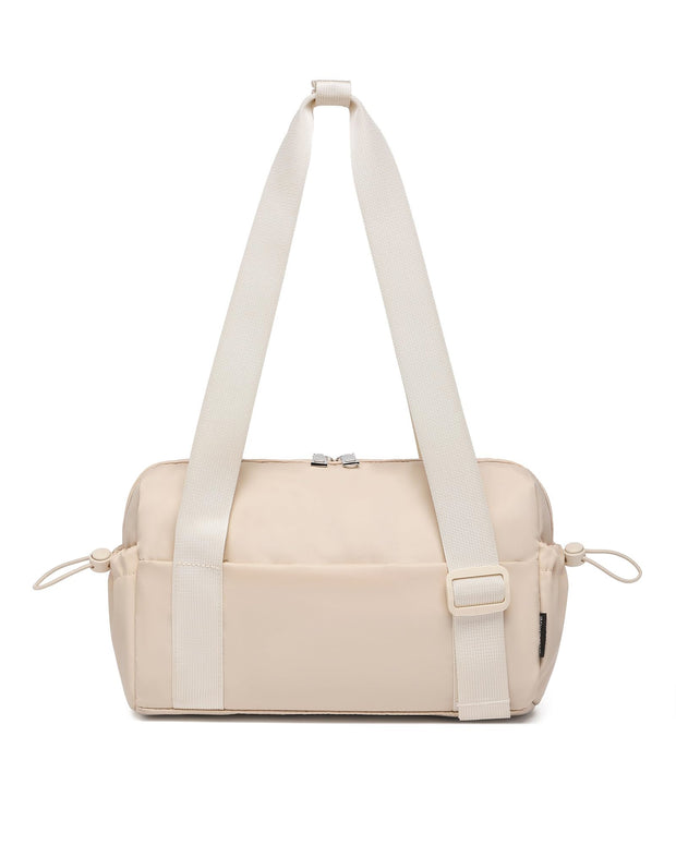 Small Gym Bag for Women Mini Duffle Bag with Wet Compartment, Lightweight Waterproof Cute Tote for Girls Workout Sport Travel, Black