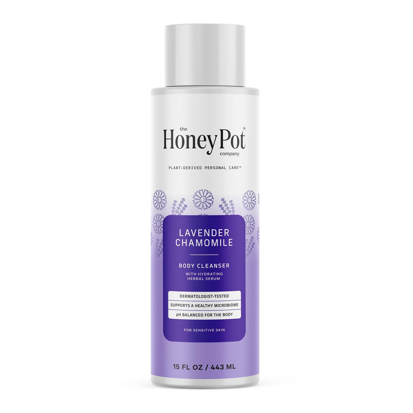 The Honey Pot Company - Body Wash for Women - Grapefruit Ylang Ylang Hydrating Body Cleanser - Moisturize & Cleanse Skin - Free of Parabens & Sulfates - 15 Fl. Oz