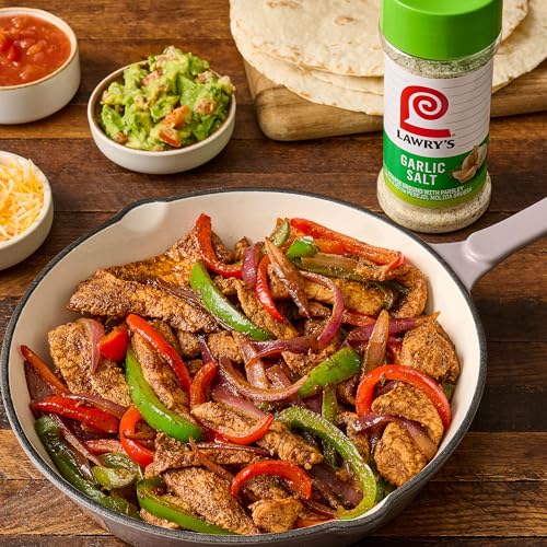 Lawry’s Garlic Salt, Coarse Ground with Parsley, No MSG Added, Kosher Certified, Flavorful Salt for Chicken, Pork & Steak, 11 oz