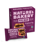 Nature’s Bakery Whole Wheat Fig Bars, Raspberry, Real Fruit, Vegan, Non-GMO, Snack bar, 1 box with 12 twin packs (12 twin packs)