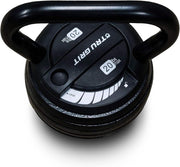 Tru Grit Fitness - Adjustable Kettlebell Weight Set - 20LB - Home Gym or Office Strength Training Equipment