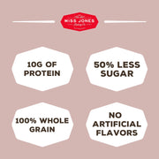 Miss Jones Baking Original Oat Pancake and Waffle Mix - Made with Oat Flour, Gluten Free, 10g of Protein, 100% Whole Grains,13.99 Ounce (Pack of 1)