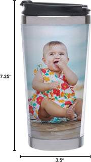 Thermo-Temp Photo Stainless Steel Travel Tumbler - Create Your Own