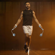 Weighted Cordless Jump Rope for Fitness - Silent Skipping Rope for Home Workouts, Adults & Beginners