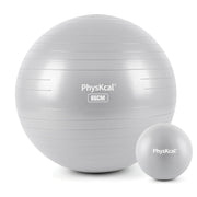 Yoga Ball for Exercise, Pilates Set, 4 Sizes Fitness Ball for Workout, Birthing, Pregnancy, Physical Therapy- Pump Included