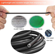 Redify Jump Rope,Jump Ropes for Fitness for Women Men and Kids,Speed Jumping Rope for Workout with Ball Bearings,Adjustable Skipping Rope for Exercise&Slim Body at Home School Gym