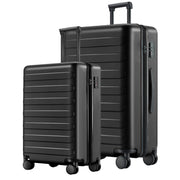 NINETYGO Carry On Luggage 22x14x9 Airline Approved, 20 Inch Luggage with Smooth Spinner Wheels, Lightweight, Hard Shell PC Suitcase Carry-On, Travel Luggage, TSA Approved (Pink, Rhine Basic)