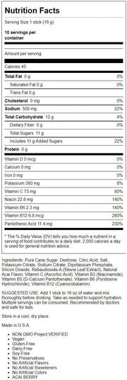 LIQUID IV Acai Berry Hydration Multiplier Electrolyte Drink Mix, 5.65 OZ