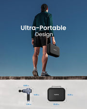 RENPHO Massage Gun Deep Tissue, Percussion Muscle Massage Gun for Athletes, Electric Handheld Massager Gun for Pain Relief Relax 6 Massage Head, 15 Speed (Black)