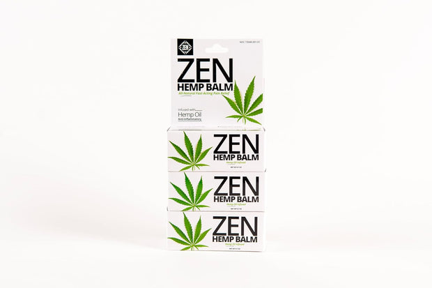ZEN Hemp Balm for Relief, Hemp Oil Extract for Joints, Back, Neck and Elbows, Hemp Infused Topical Cream - 0.7 oz (Pack of 1)