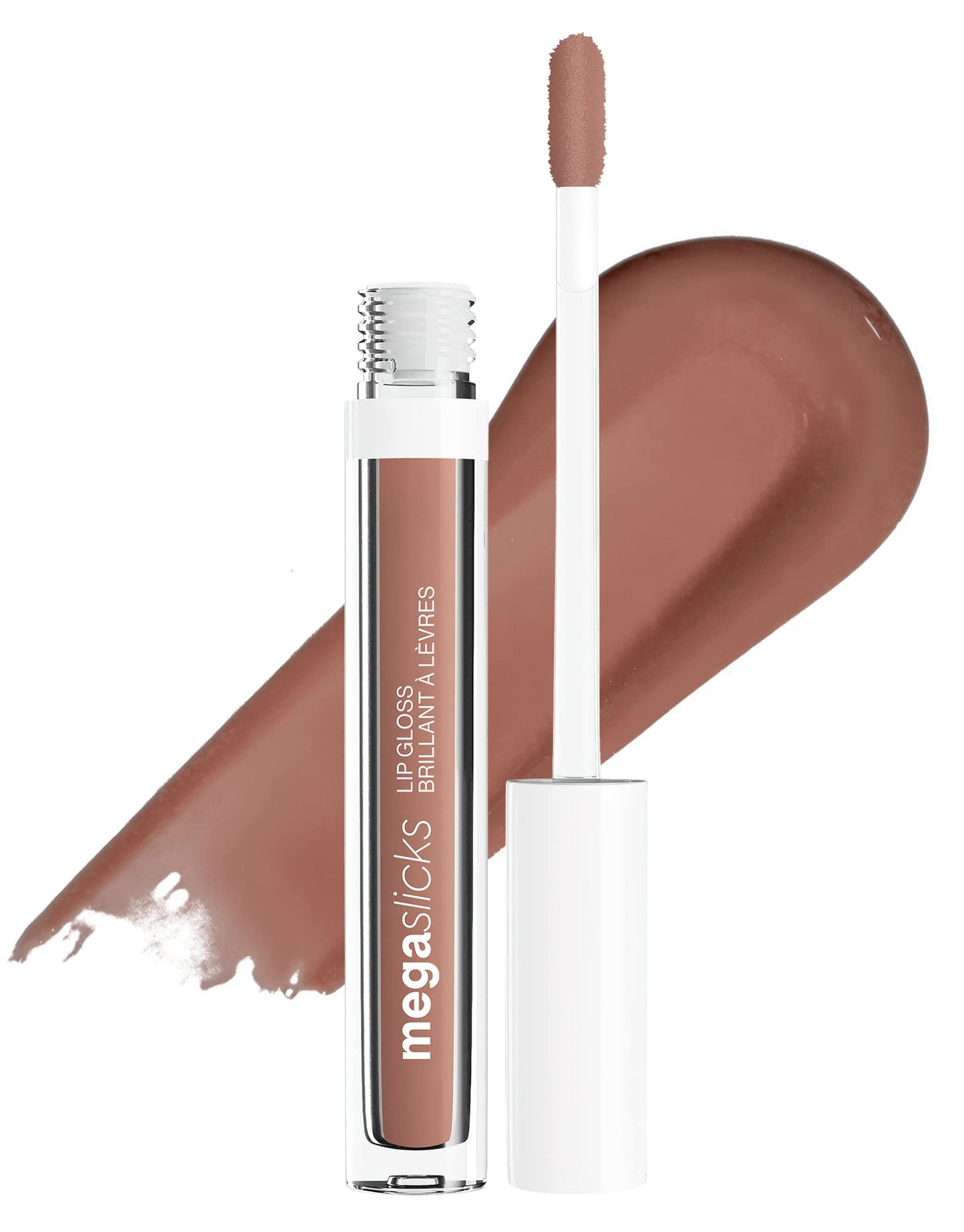 wet n wild MegaSlicks Lip Gloss, Ultra-Glossy, Vitamin-E Enriched, Ultra-Gloss High Shine Moisturizing, Cruelty-Free & Vegan - Crushed Diamonds