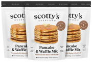 Scotty's Everyday - Keto Pancake and Waffle Mix - 1g Net carbs, 0g Added Sugar, Gluten-Free, High Fiber - No Nut Flours - 9.08oz, Pack of 1