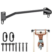 SELEWARE Heavy Duty Welded Pull Up Bar, Versatile Doorway Wall Mount, Joist Mounted, and Ceiling Mounted Chin Up Bars, Thick Metal Sturdy Construction for Full Body Workouts Support 500 lbs