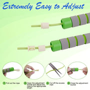 Jump Rope for Kids - Adjustable Soft Skipping Rope with Skin-Friendly Foam Handles for Kids, Boys, Girls, Children - Outdoor Fun Activity, Great Party Favor, Exercise Activity & Fitness