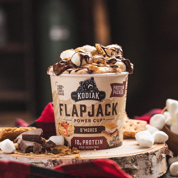 Kodiak Cakes Protein Pancake On The Go Flapjack Cups Mix; Buttermilk, Chocolate Chip, & S’mores Variety Pack