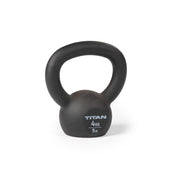 Titan Fitness Cast Iron Kettlebell, Single Piece Casting, KG and LB Markings, Full Body Workout