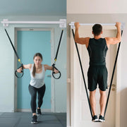 Wall Mounted Doorway Pull Up Bar, Heavy Duty Strength Training Pull-Up Bars for Doorframe, Support Beam or Joist Mount Thick Metal Sturdy Construction Support 500 lbs