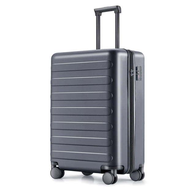 NINETYGO Carry On Luggage 22x14x9 Airline Approved, 20 Inch Luggage with Smooth Spinner Wheels, Lightweight, Hard Shell PC Suitcase Carry-On, Travel Luggage, TSA Approved (Pink, Rhine Basic)