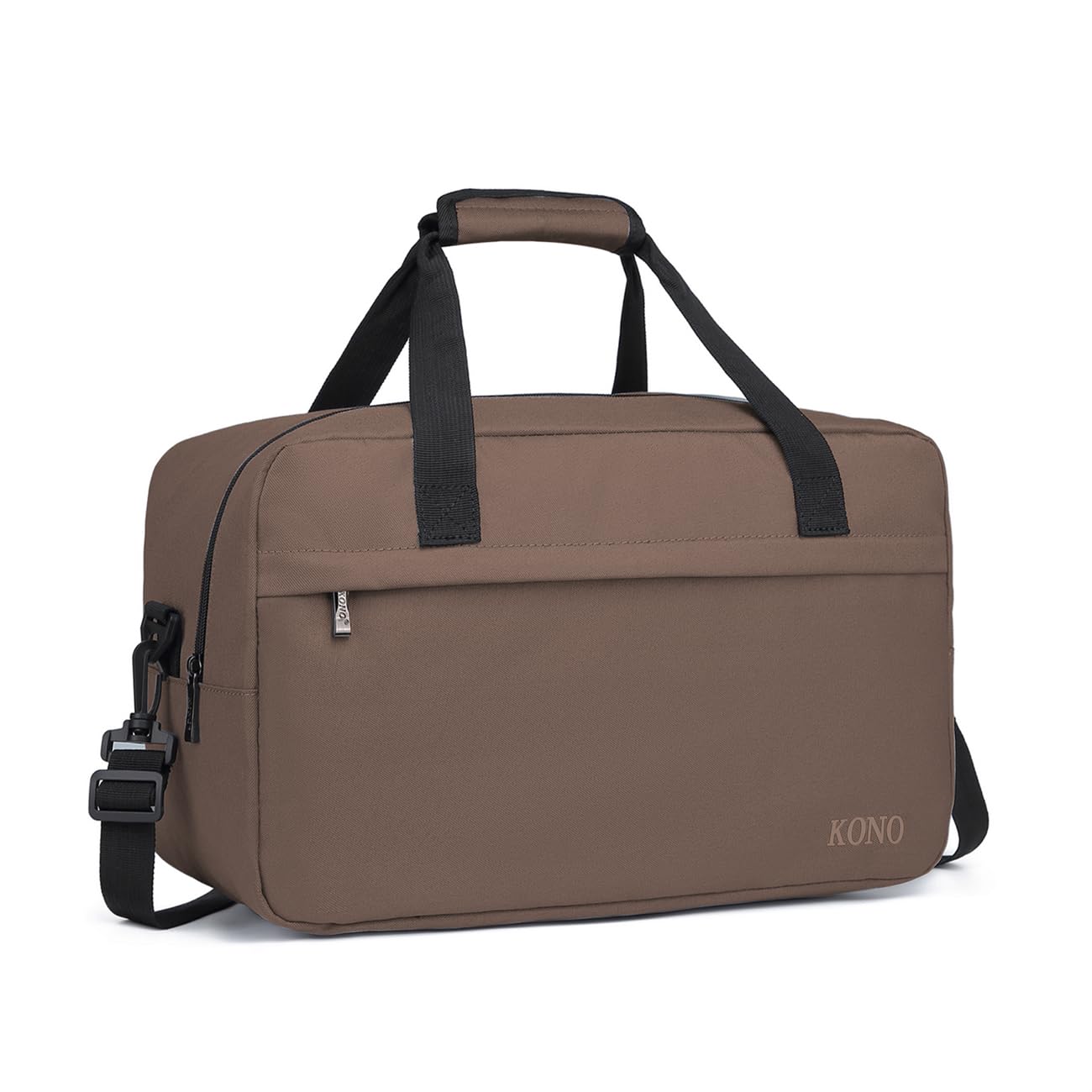 Kono Travel Duffel 13.78"x7.87"x7.87" Under Seat Carry-On 14L Sports Tote Gym Weekender Overnight Bag Extra Small, Black