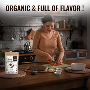 Tropical Goodness Organic Black Peppercorns Whole 16 oz/1lb, For grinder refill, Authentic Tropical Flavour, USDA & Kosher Certified, Non-GMO, Gluten-Free