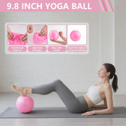 10 Pcs Pilates Equipment Present Pilates Ring Set with Yoga Ring Ball Stretching Strap Risistance Bands Block Gym Bag