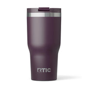 RTIC 30oz Essential Tumbler with Lid, Insulated, Stainless Steel, Metal, Double Wall Vacuum-Insulation, Ceramic Lined, Travel Cup for Iced Coffee, Tea, Hot and Cold Drink, Graphite