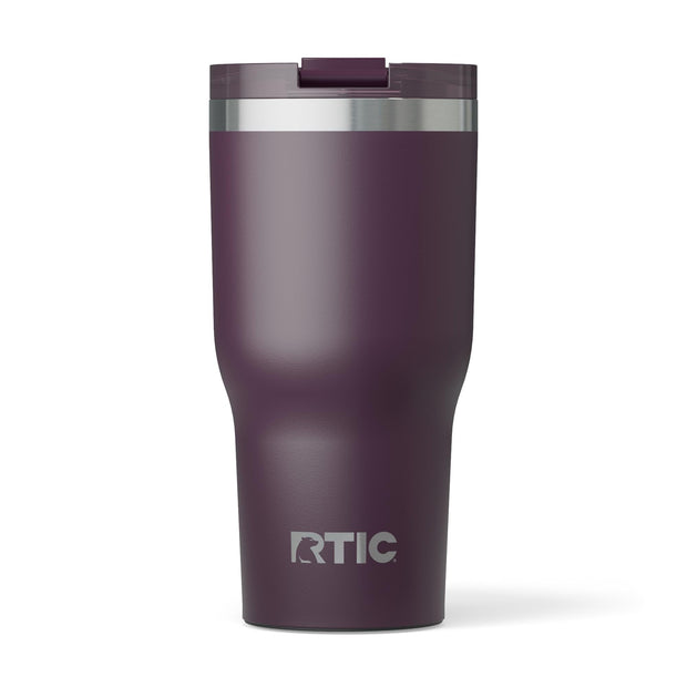 RTIC 30oz Essential Tumbler with Lid, Insulated, Stainless Steel, Metal, Double Wall Vacuum-Insulation, Ceramic Lined, Travel Cup for Iced Coffee, Tea, Hot and Cold Drink, Graphite