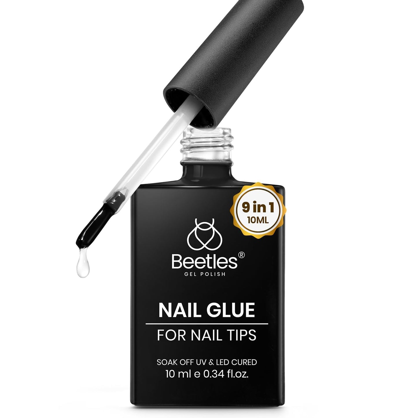 Beetles Toe Nail Tips Square - 16 Sizes 192 Pcs Full Cover Nail Tips Fake Acrylic Toe Nail Pre-etched Double Matte Press on Toenails, Soft Gel Toe Nail Extensions for Women