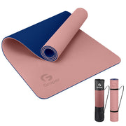 Yoga Mat Non Slip, Eco Friendly Fitness Exercise Mat with Carrying Strap,Pro Yoga Mats for Women,Workout Mats for Home, Pilates and Floor Exercises