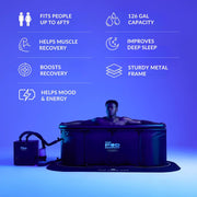 The Ice Pod – Portable Ice Bath for Recovery & Wellness – Collapsible Design with Thermal Lid – For Athletes & Everyday Cold Plungers - The Pod Company