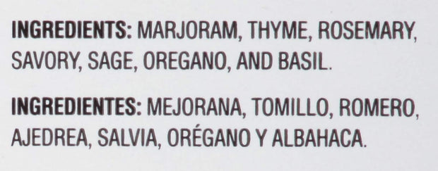 McCormick Culinary Italian Seasoning, 6.25 oz - One 6.25 Ounce Container of Italian Seasoning Blend for Mediterranean Cuisine, Perfect for Pasta Sauces, Meatballs, Pizza, Soups, Chicken and More
