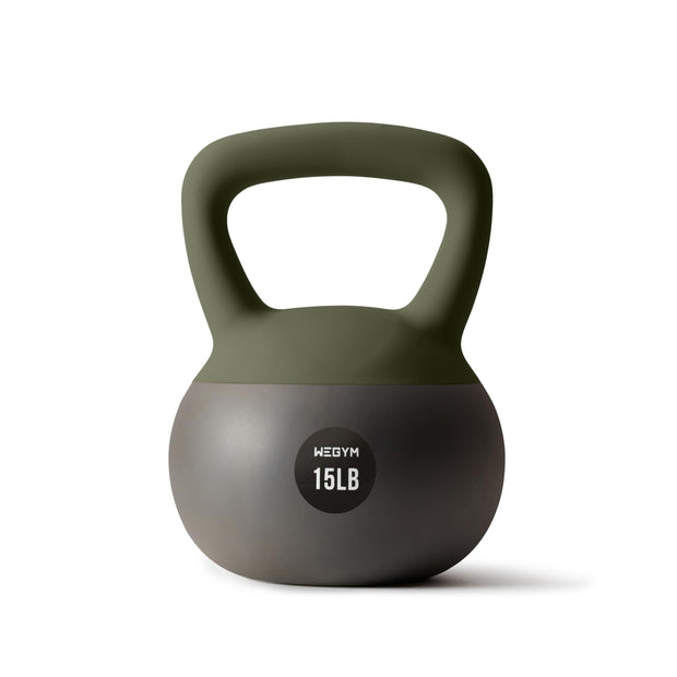 Soft Kettlebells with Cushioned Impact-Resistant Base and Anti-Slip, Wide-Grip Handle for Home Workouts, Weightlifting, and Full Body Strength Training