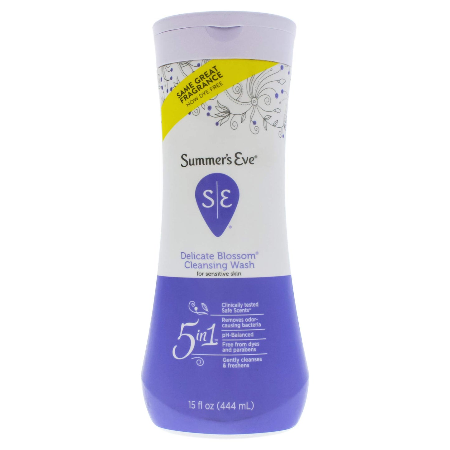 Summer's Eve, Ultimate Odor Control, Feminine Body Wash with Boric Acid, Removes Odor, Feminine Wash with pH Balance, 15 Fl Oz