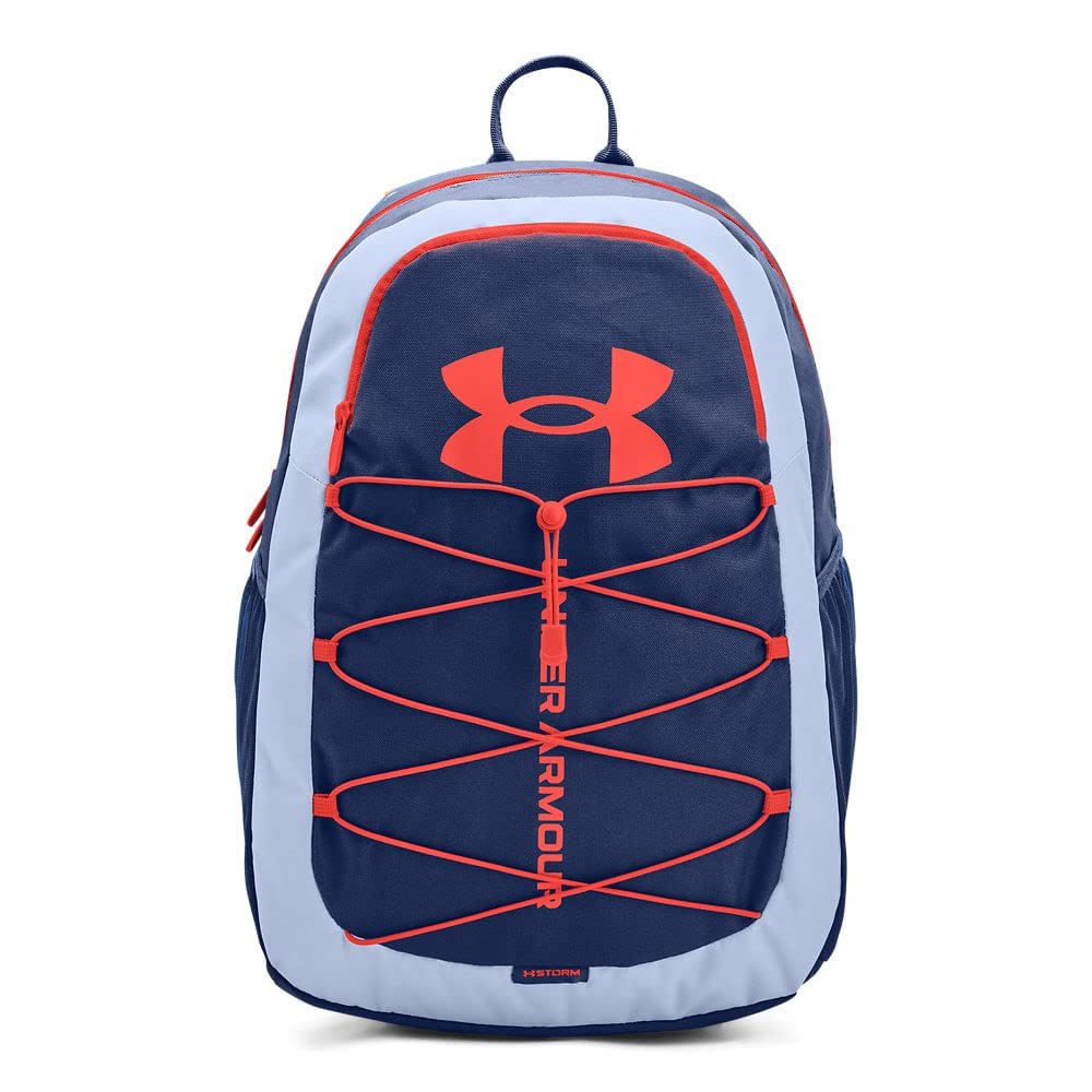 Under Armour Unisex-Adult Hustle Sport Backpack , Black (001)/Silver , One Size Fits All