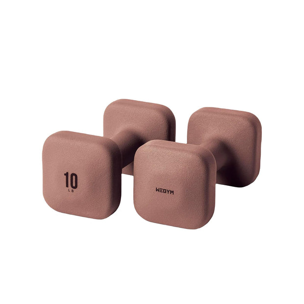SafeGrip Dumbbells, Anti-Slip, Anti-Roll, Thick Handles, Free Weights, Square Dumbbells for Secure Workouts at Home, Weightlifting, and Personal Training