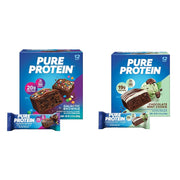 Pure Protein Bars, High Protein, Nutritious Snacks to Support Energy, Low Sugar, Gluten Free, Chewy Chocolate Chip, Pack of 36