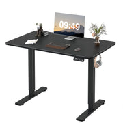 Furmax Electric Height Adjustable Standing Desk Large 55 x 24 Inches Sit Stand Up Desk Home Office Computer Desk Memory Preset with T-Shaped Metal Bracket, Black